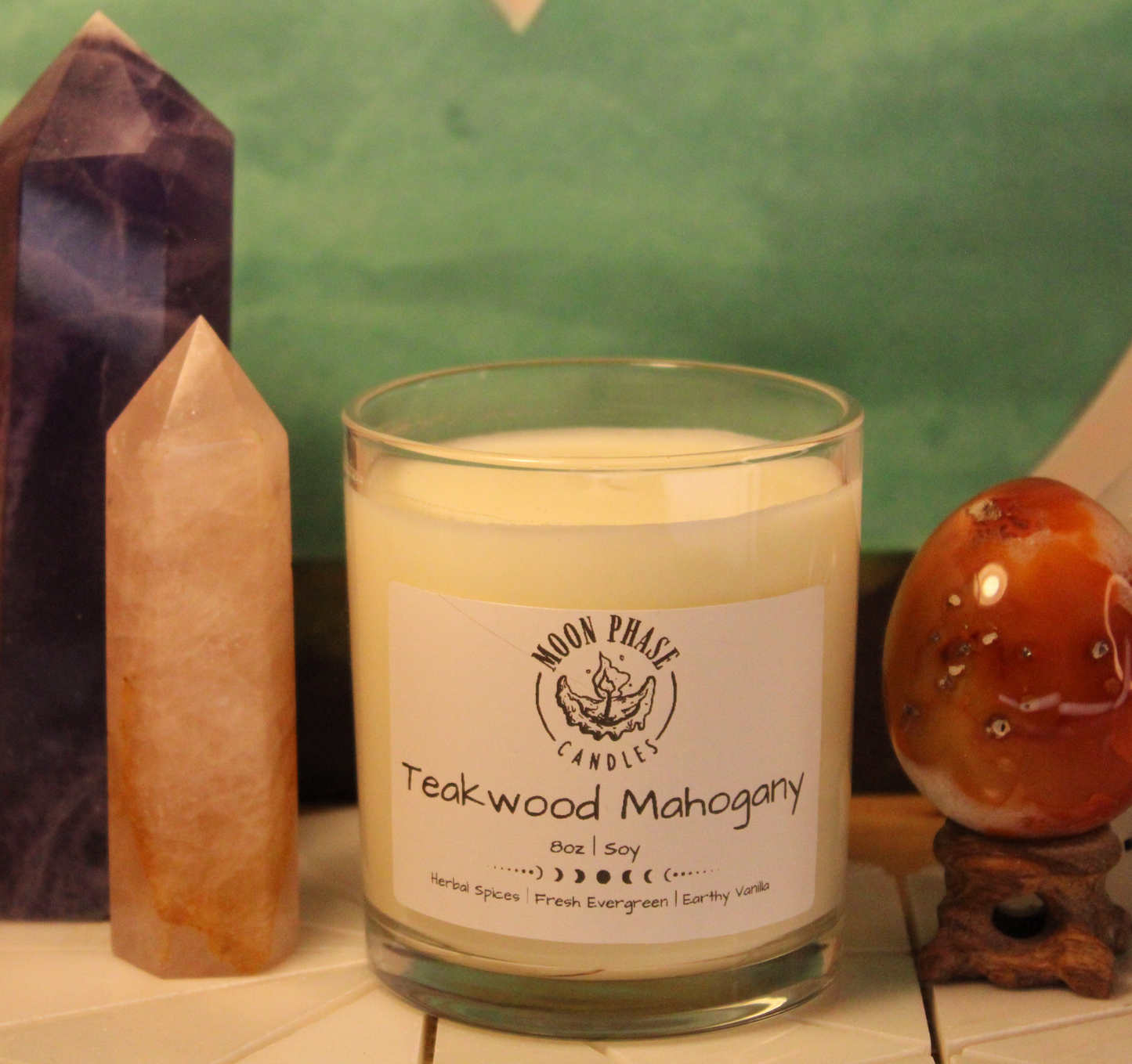 Teakwood Mahogany Candle