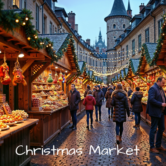 Christmas Market Candle